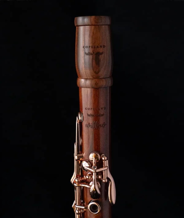 Copeland Willow Pro Bb Clarinet (rosewood with rose gold keys) - Image 3