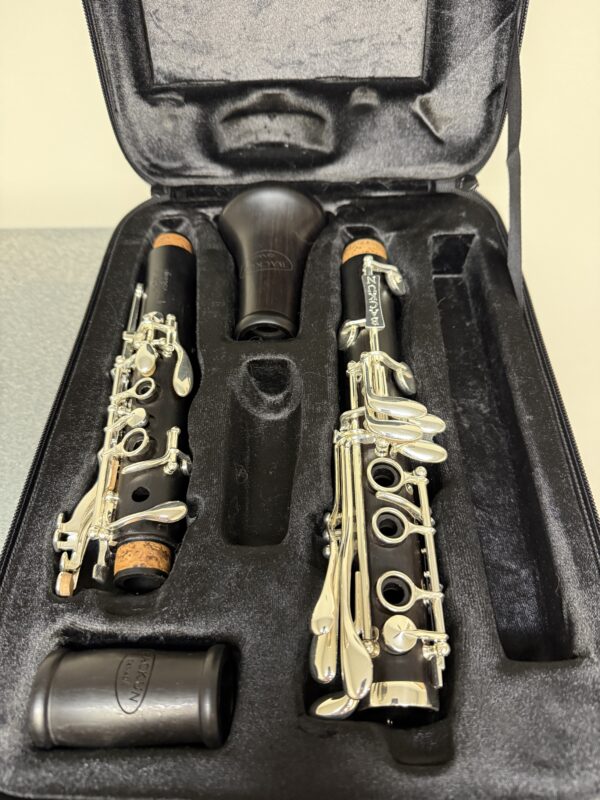 Used/Serviced Backun Protege Bb Clarinet, Silver Keys, w/alt. Eb - Image 2