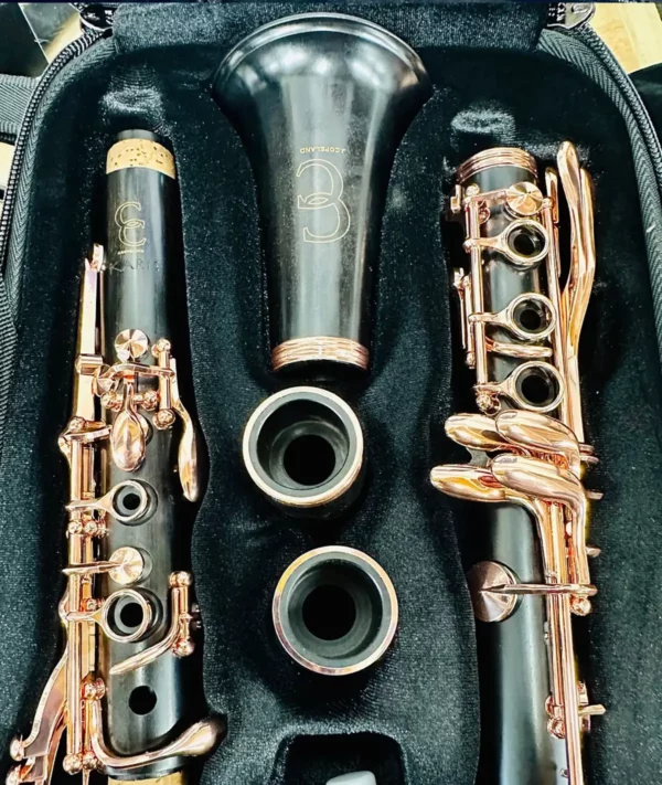 Special Order Copeland Karis (semi-pro) Bb clarinet (wood with rose gold keys)