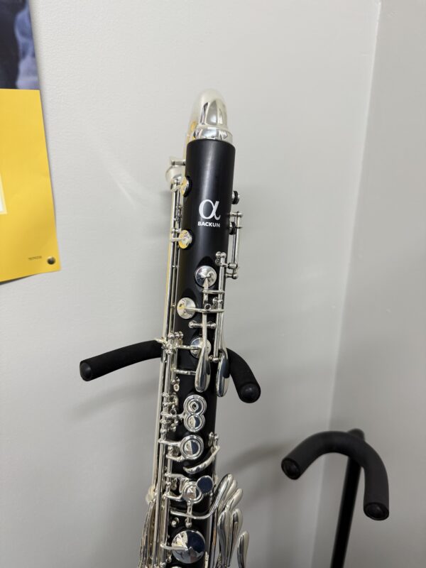 PREORDER Backun Alpha Low C Bass Clarinet (ABS with silver keys) - Image 4