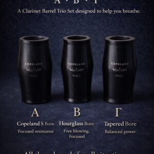 Copeland Pneo Clarinet Barrels