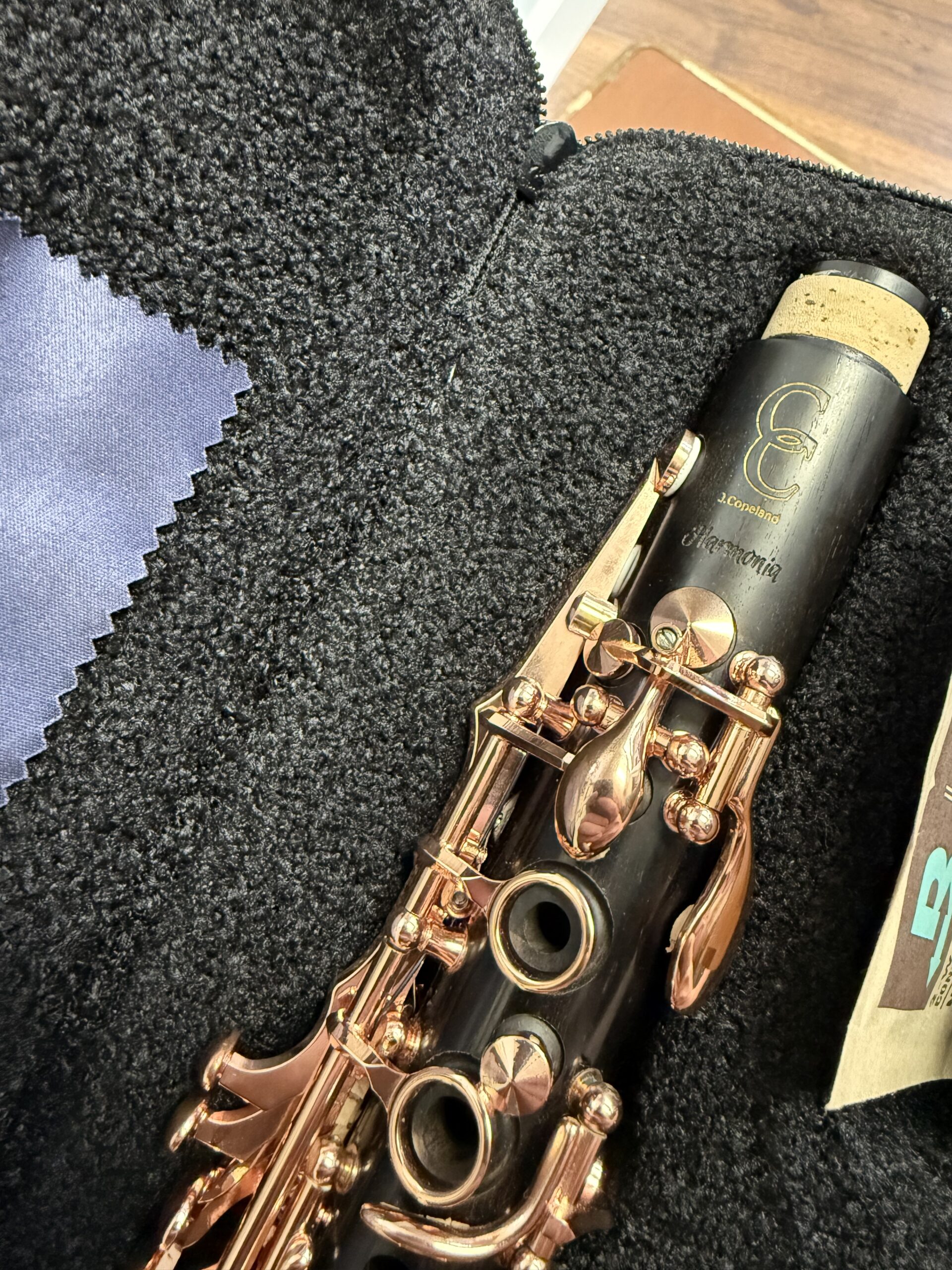Copeland Harmonia Eb Clarinet with Rose Gold Keys (original version)