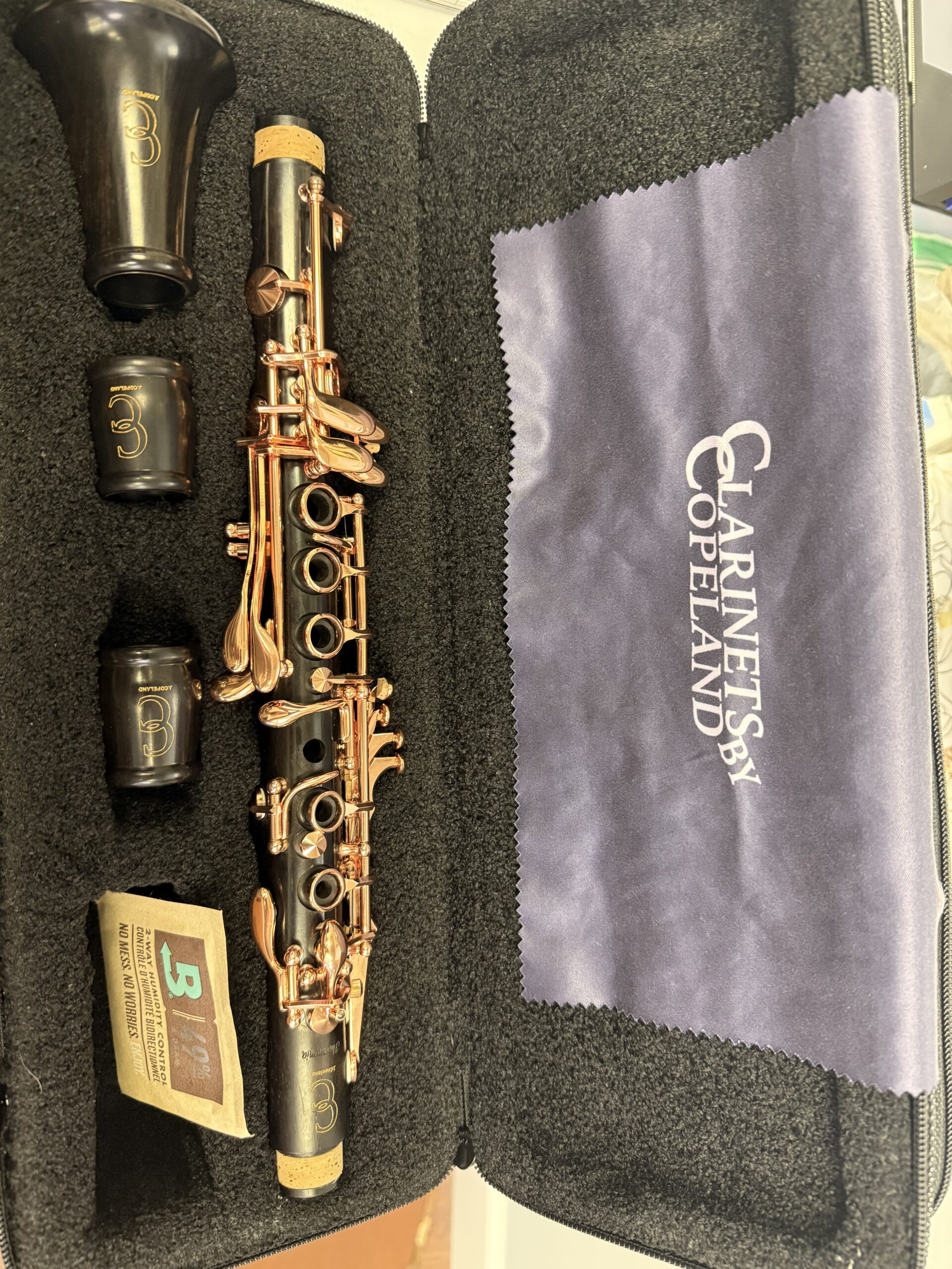 Copeland Harmonia Eb Clarinet with Rose Gold Keys (original version) - Image 3
