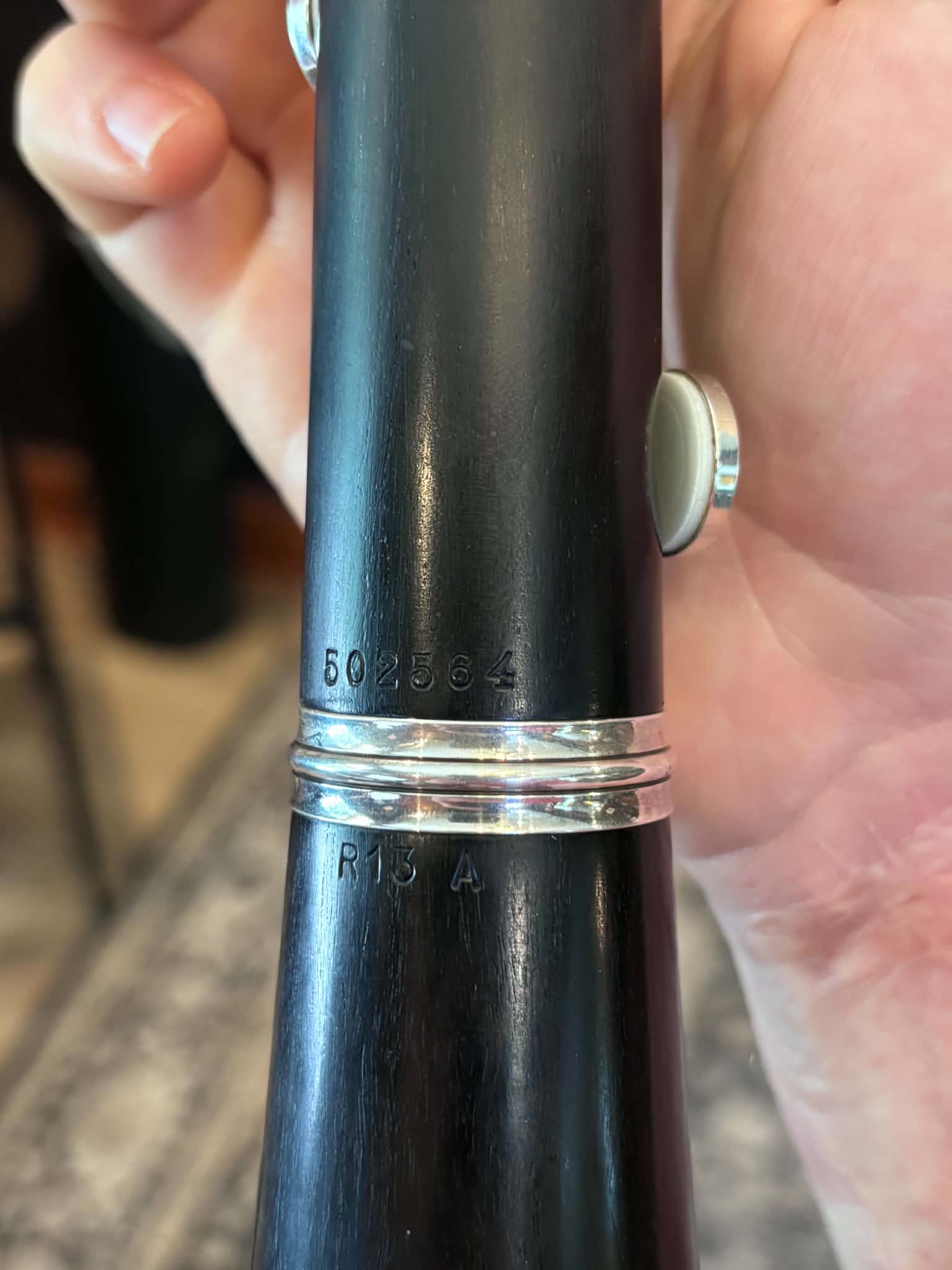 Buffet R13 A Clarinet (Silver keys) - Image 6